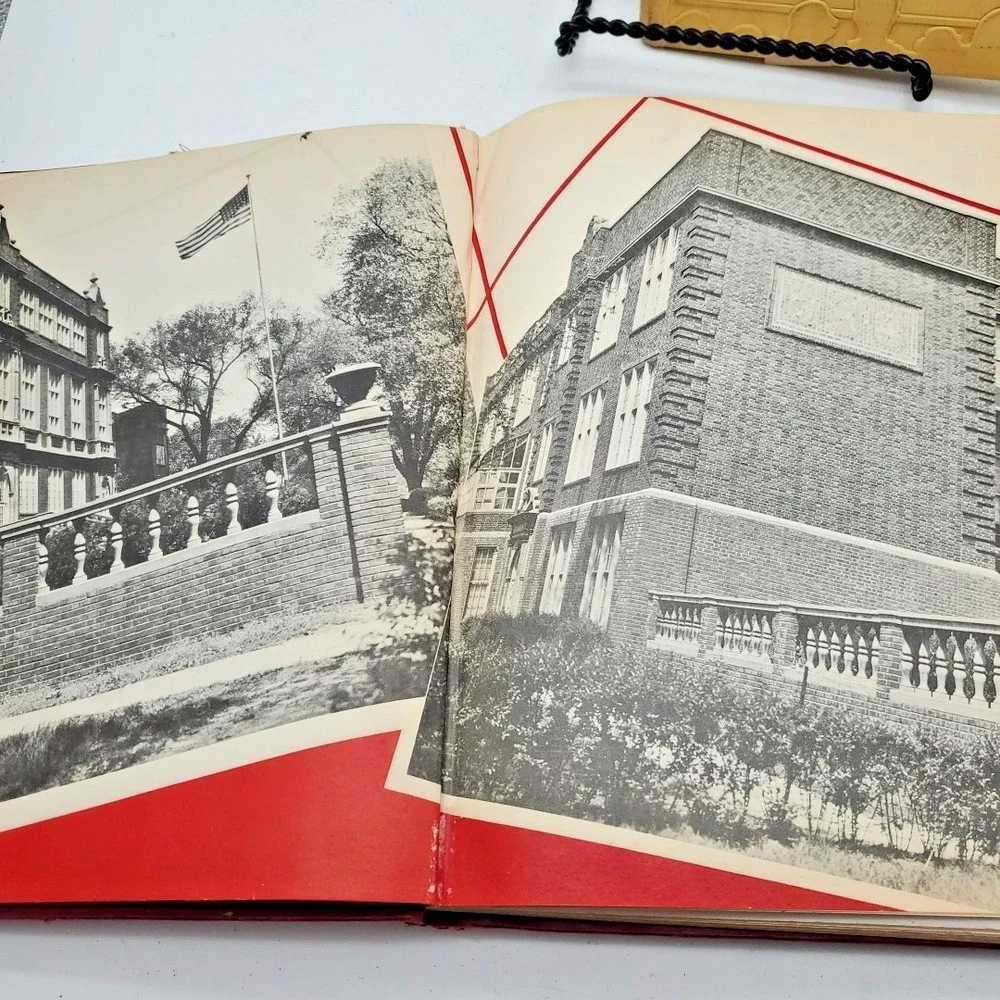 Lot Springfield High School Yearbooks Capitoline 1947- 1948 Illinois Vintage 40'